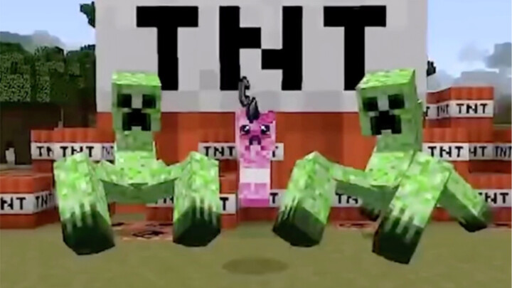 Con Creeper hồng trả ơn