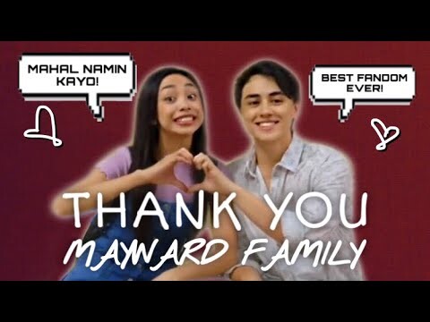 7 mins of maymay & edward thanking the mayward family :)