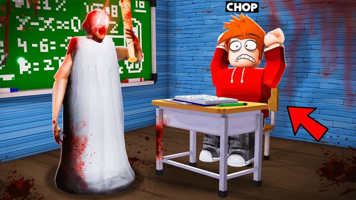 CHOP BECAME GRANNY AND CAPTURED ME IN SCHOOL ROBLOX