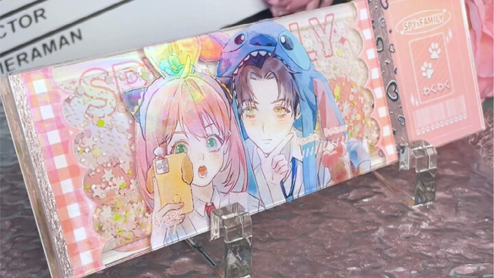 Homemade super sweet Aniya x second son quicksand laser ticket