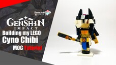 LEGO Genshin Impact Cyno Chibi MOC Tutorial | Somchai Ud