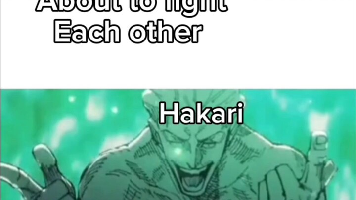 hakari vs hajime