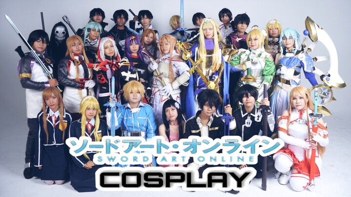 [Feneechan] Cosplay as Yui Sword Art Online with friends