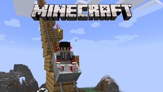 Roller Coaster Papuntang Langit! 😂 | Minecraft | #10