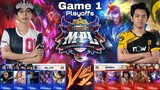 BREN vs Blacklist [Game 1 Bo5] | (FILIPINO) MPL-PH S7 Playoffs Day 2 |  MLBB