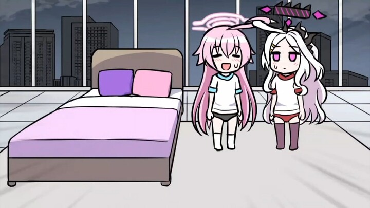 Funny daily life of big baby and uncle