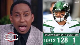 ESPN's Stephen A. reacts to Zach Wilson shine 252 yds, 1 TD, 2 INT lead Jets dominate Steelers 24-20