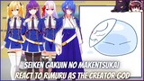 seiken gakuin no makentsukai React To Rimuru || Gacha Reaction || Rimuru x Chloe