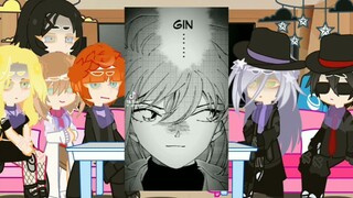 black organization react to Haibara/shiho and Ginai ||detective conan|| •|by:me|•