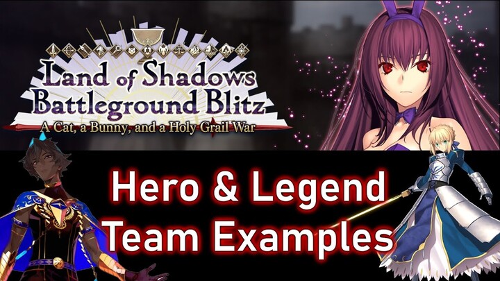 [FGO NA] My Shishou Fest Round 1 Farming Teams - Legend and Hero | Land of Shadows Lotto Event