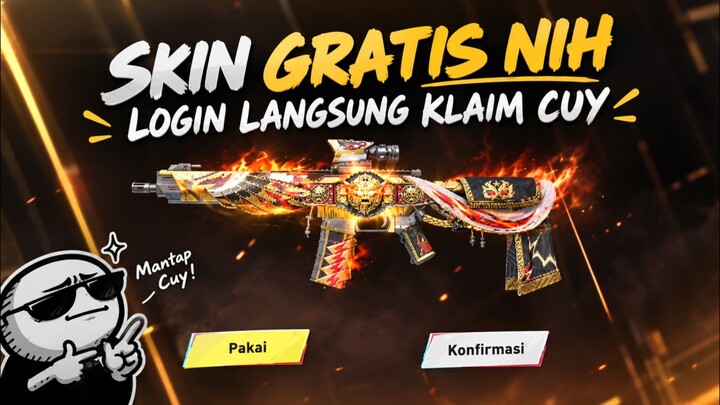 bagus banget cuy skin gratisan nya