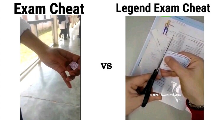 BOYS PREPARING A WAY TO CHEAT IN EXAM_