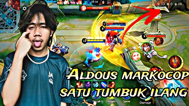 ALDOUS MODE MARKOCOP 😱!!SATU TUMBUK ILANG 🥵