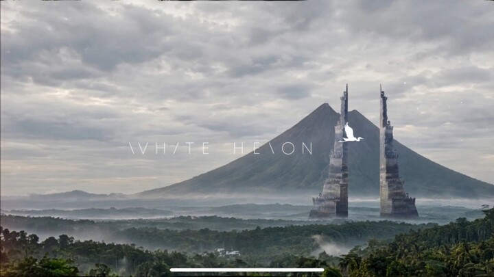 White Heron & Mountain #3