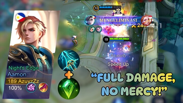 🔥Aamon Full Damage Build Terkuat! No Mercy di Match All Star Mobile Legends!🔥