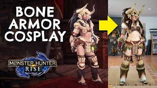 How I finished my Bone Armor Cosplay | Monster Hunter Rise