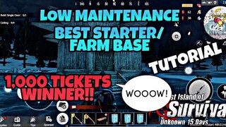 CHEAP AND BEST STARTER/FARM BASE! - LAST DAY RULES SURVIVAL | LAST ISLAND OF SURVIVAL