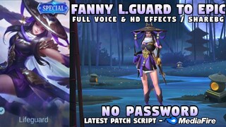 Fanny Lifeguard To Epic Skin Script | No Password | Mobile Legends