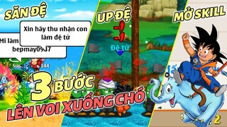 Ngọc Rồng Online - Mới Lập Nick Đã Lên Voi Xuống Chó Mở Skill Đệ Trong 3 Ngày