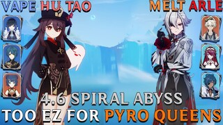 4.6 Spiral Abyss! Arlecchino & Hu Tao Bantai Abyss! | Genshin Impact Indonesia