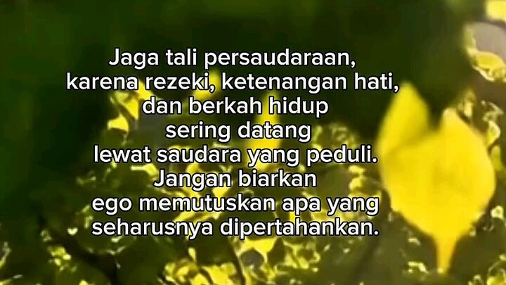 jaga tali persaudaraan