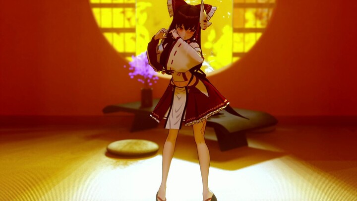 【4k60FPSmmd】Hakurei Reimu.Loveit dance