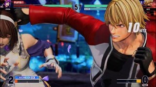 KOF15　ロック・ハワード　デッドリーレイブ18Hit7割コンボ　ギースと親子対決が実現間近