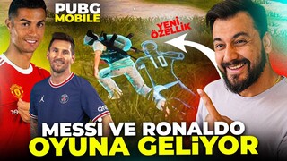 CRİSTİANO RONALDO VE MESSİ OYUNA GELDİ / Çalım Hız Top Sürme Pubg Mobile