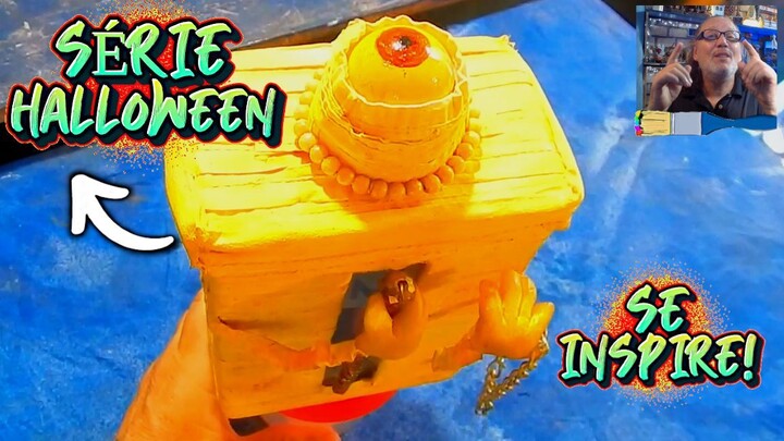 HALLOWEEN Cofrinho no Estilo MÚMIA / HALLOWEEN Mummy-Style Piggy Bank