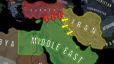 Turkey & Iran Vs Middle East - HOI4 2025 MD Timelapse