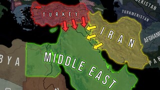 Turkey & Iran Vs Middle East - HOI4 2025 MD Timelapse