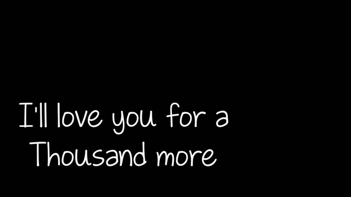 A Thousand years - Christina Perri Lyrics [HD 1080p]