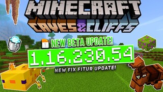 MCPE 1.16.230.54 UPDATE!! | NEW FITUR AXOLOTL, SNOW, AZALEA & DRIPSTONE!!
