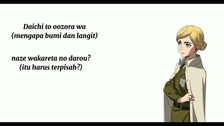 Ending attack on titan season 3 full [sub indo ] - Akatsuki no requiem