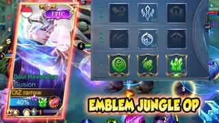 GUSION EMBLEM JUNGLE (SAWI) SANGAT OP, HERO ASSASSIN SEKARANG SUDAH PAKAI EMBLEM JUNGLE SEMUA