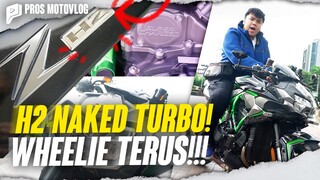 BONGKAR KAWASAKI ZH2 (H2 NAKED) 900JUTA!? SAMPE WHEELIE TURBONYA GILA!