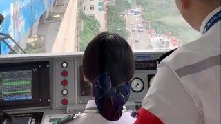 重庆单轨第一视角，恐高勿进