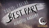 BEST PART(feat.H.E.R.) Daniel Caesar (Acoustic Karaoke)