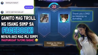 PRETENDING TO BE A GIRL PRANK IN MLBB!🤣 | LAUGHTRIP TO!🤣 | MLBB