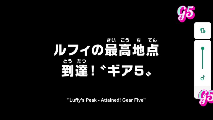 gear 5th luffy