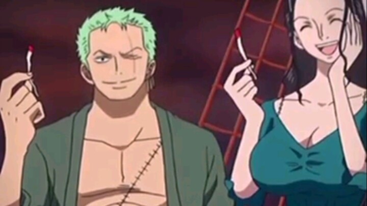 Robin and Zoro 💜💚