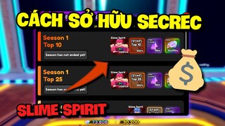 Cách Để Sở Hữu SECRET SLIME SPIRIT Mới Nhất Của Game Hiện Tại Trong Anime Defenders | ROBLOX