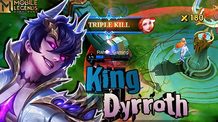 King DYRROTH Murka Sampai Di Masukin Ke Turret Lawan!!😱🥶