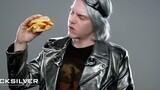 Quicksilver eating burgers is also Quicksilver speed