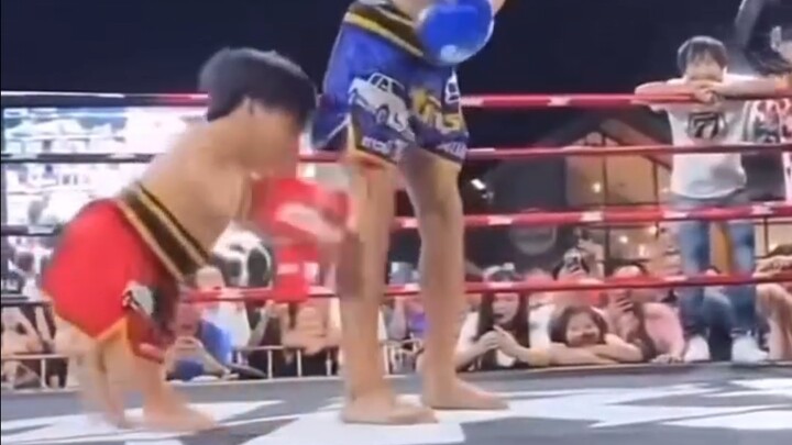 神人拳击赛，孩子们这并不好笑😭
