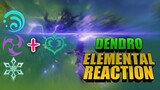 Denro elemental reaction in Genshin Impact