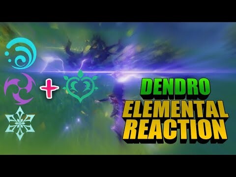 Denro elemental reaction in Genshin Impact