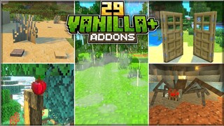 (TOP 29 VANILLA+ ADDON MCPE) Mod/Addon REALISTIC Di MCPE/MCBE Terbaru 1.19 - 1.20