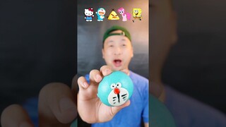 Makan Emoji Bakpao🦄 Next #makansesuaiemoji apa lagi? #asmr #mukbang #doraemon #hellokitty #angrybird