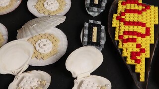 Kerang bakar yang sangat halus membuat orang ngiler di Bengbu! Lego animasi stop motion】